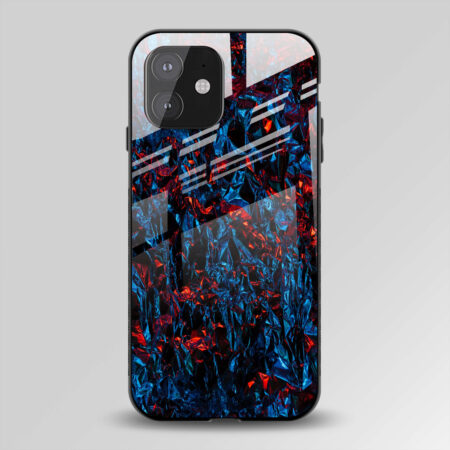 Refined Couture | Blue Foil, Glassback Case