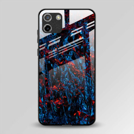 Refined Couture | Blue Foil, Glassback Case