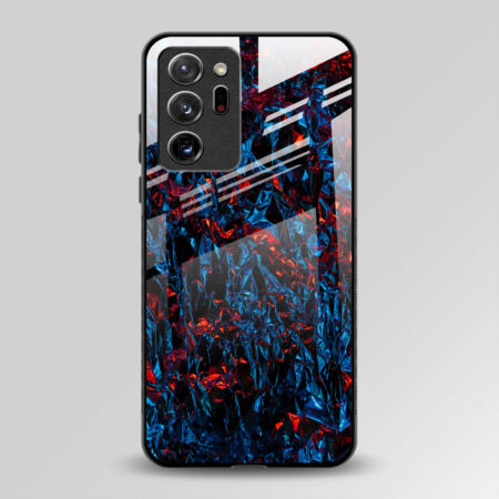 Refined Couture | Blue Foil, Glassback Case