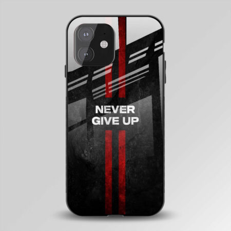 Street Funk | Never Give Up, Premium Glassback Mobile Case
