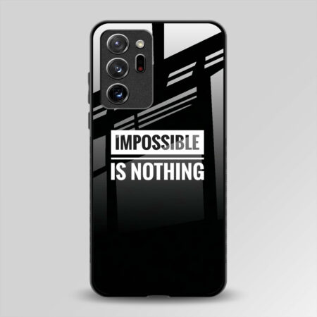 Street Funk | Impossible is Nothing, Premium Glassback Mobile Case